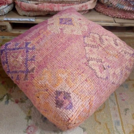 Selling: 100 Stuks Vintage Marokkaanse Kelim Vloer Poef, Ottoman