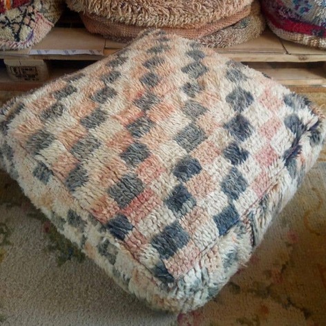 Selling: 100 Stuks Vintage Marokkaanse Kelim Vloer Poef, Ottoman