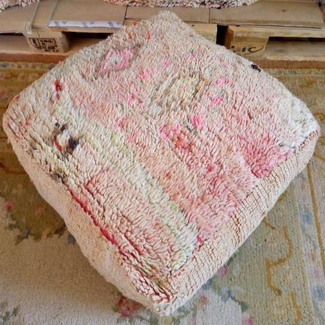 Selling: 100 Stuks Vintage Marokkaanse Kelim Vloer Poef, Ottoman