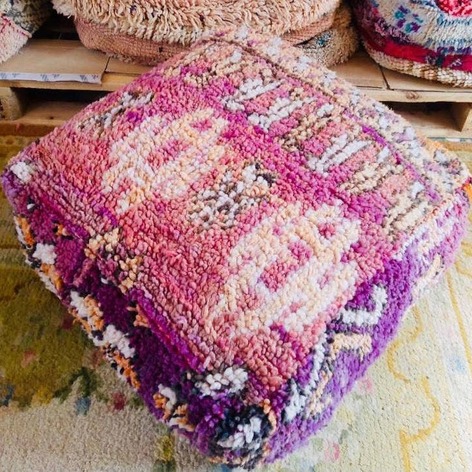 Selling: 100 Stuks Vintage Marokkaanse Kelim Vloer Poef, Ottoman
