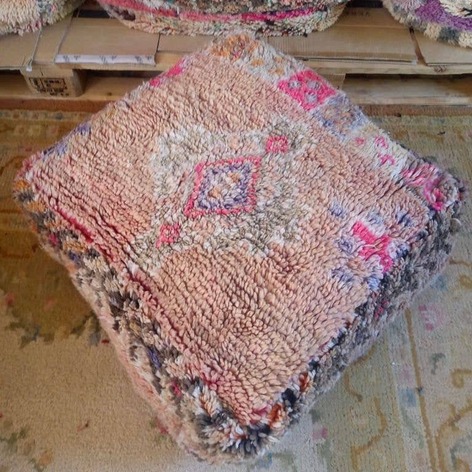 Selling: 100 Stuks Vintage Marokkaanse Kelim Vloer Poef, Ottoman