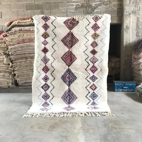 Selling: 90+ Boucherouite Rugs Moroccan Carpet Handmade 250 - 150 Cm