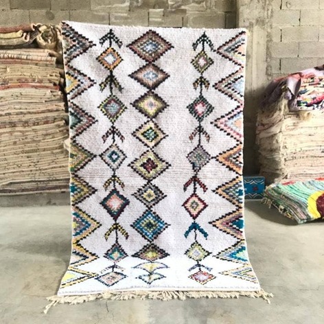 Selling: 90+ Boucherouite Rugs Moroccan Carpet Handmade 250 - 150 Cm