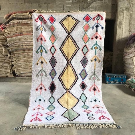 Selling: 90+ Boucherouite Rugs Moroccan Carpet Handmade 250 - 150 Cm