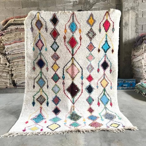 Selling: 90+ Boucherouite Rugs Moroccan Carpet Handmade 250 - 150 Cm
