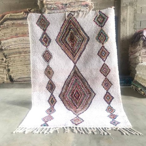 Selling: 90+ Boucherouite Rugs Moroccan Carpet Handmade 250 - 150 Cm