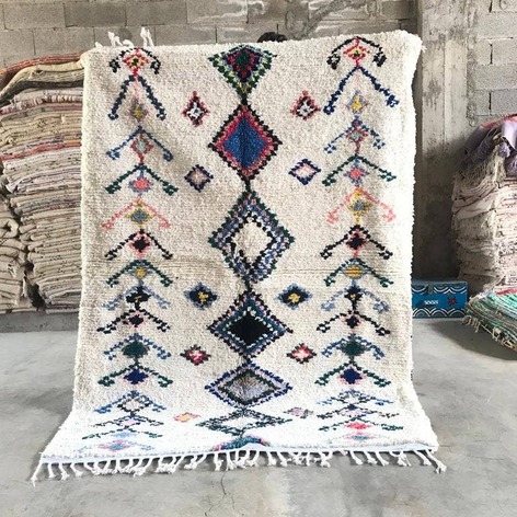 Selling: 90+ Boucherouite Rugs Moroccan Carpet Handmade 250 - 150 Cm