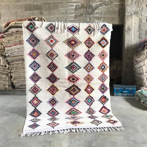 Selling: 90+ Boucherouite Rugs Moroccan Carpet Handmade 250 - 150 Cm