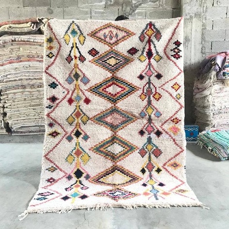 Selling: 90+ Boucherouite Rugs Moroccan Carpet Handmade 250 - 150 Cm