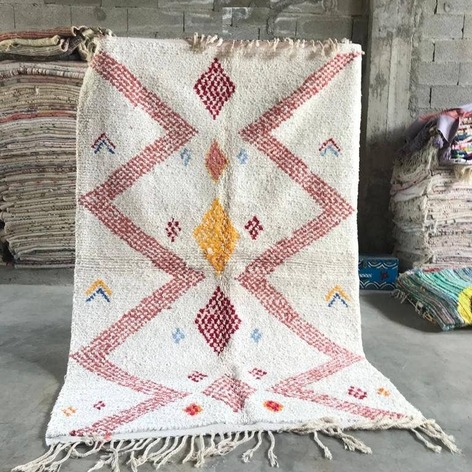 Selling: 90+ Boucherouite Rugs Moroccan Carpet Handmade 250 - 150 Cm