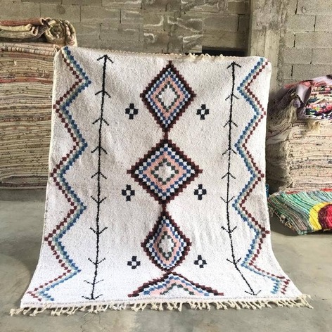 Selling: 90+ Boucherouite Rugs Moroccan Carpet Handmade 250 - 150 Cm