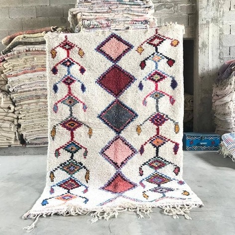 Selling: 90+ Boucherouite Rugs Moroccan Carpet Handmade 250 - 150 Cm