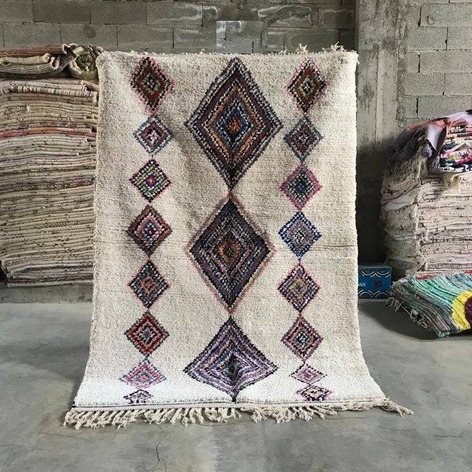 Selling: 90+ Boucherouite Rugs Moroccan Carpet Handmade 250 - 150 Cm