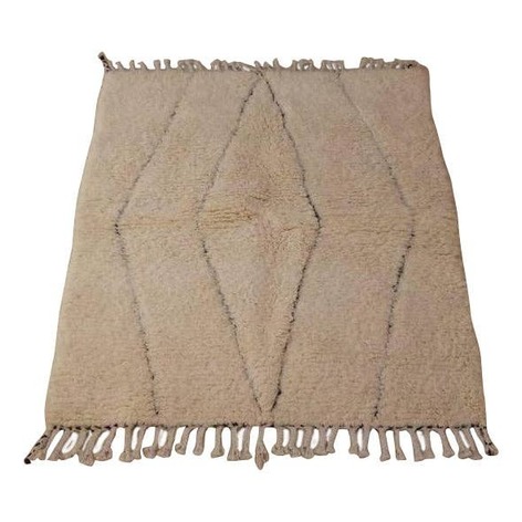 Selling: Beni Ouarain Rug 2003 Moroccan Carpet Handmade 115 - 140 Cm