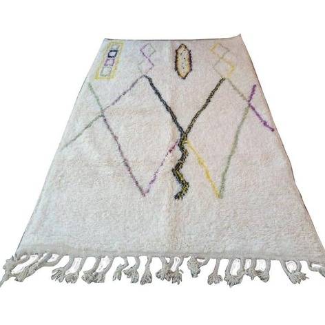 Selling: Beni Ouarain Rug 2008 Moroccan Carpet Handmade 155 - 250 Cm
