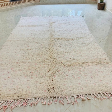 Selling: Beni Ouarain Rug 2032 Moroccan Carpet Handmade 260 - 180 Cm