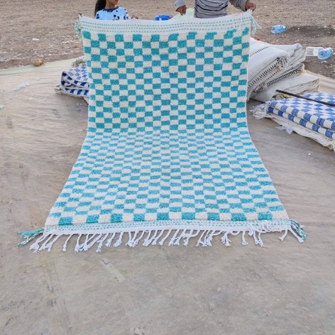 Selling: Beni Ouarain Rug 2043 Moroccan Carpet Handmade 250 - 150 Cm