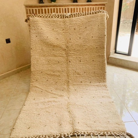 Selling: Beni Ouarain Rug 2046 Moroccan Carpet Handmade 125 - 205 Cm