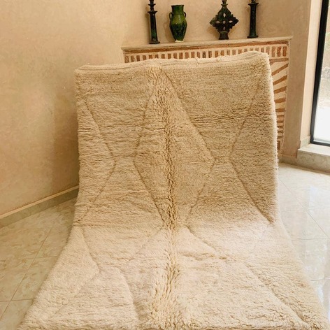 Selling: Beni Ouarain Rug 2050 Moroccan Carpet Handmade 160 - 230 Cm