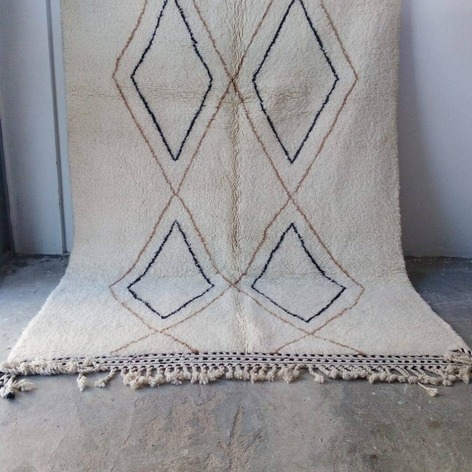 Selling: Beni Ouarain Rug 2094 Moroccan Carpet Handmade 200 -300 Cm