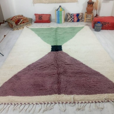 Selling: Beni Ouarain Rug 2109 Moroccan Carpet Handmade 200 -300 Cm