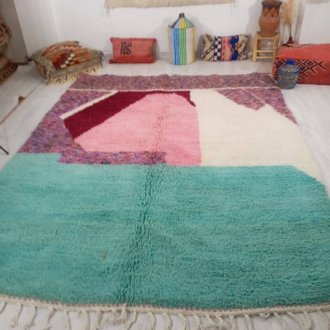 Selling: Beni Ouarain Rug 2118 Moroccan Carpet Handmade 200 -300 Cm