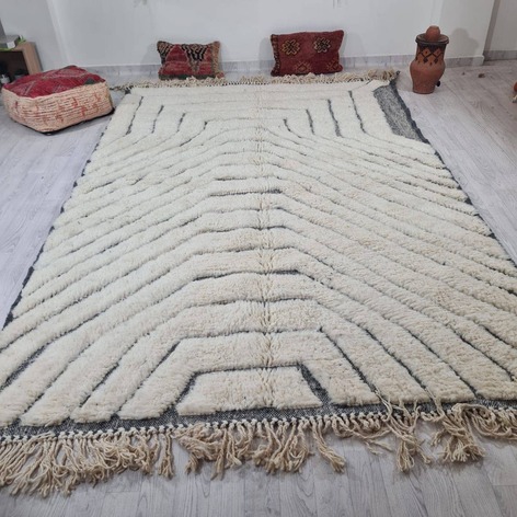 Selling: Beni Ouarain Rug 2122 Moroccan Carpet Handmade 200 -300 Cm