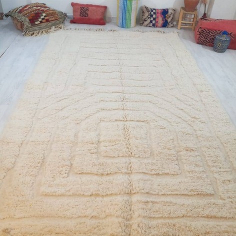 Selling: Beni Ouarain Rug 2123 Moroccan Carpet Handmade 200 -300 Cm