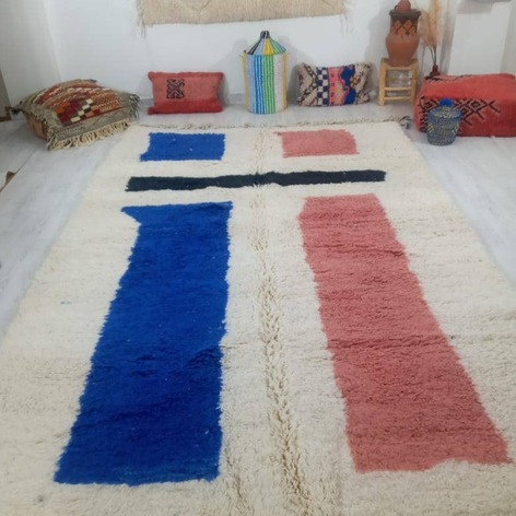 Selling: Beni Ouarain Rug 2124 Moroccan Carpet Handmade 200 -300 Cm