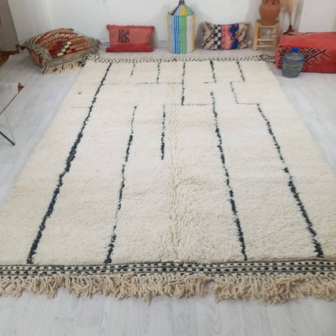 Selling: Beni Ouarain Rug 2127 Moroccan Carpet Handmade 200 -300 Cm