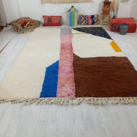 Selling: Beni Ouarain Rug 2130 Moroccan Carpet Handmade 200 -300 Cm