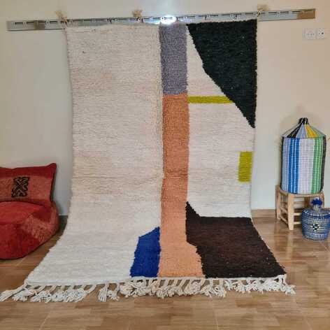 Selling: Beni Ouarain Rug 2141 Moroccan Carpet Handmade 150 -250 Cm