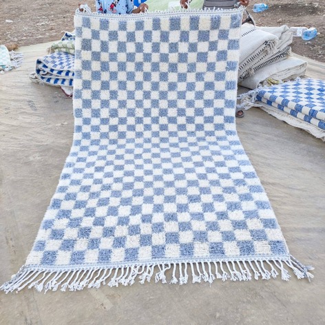 Selling: Beni Ouarain Rug 2183 Moroccan Carpet Handmade 250 - 150 Cm
