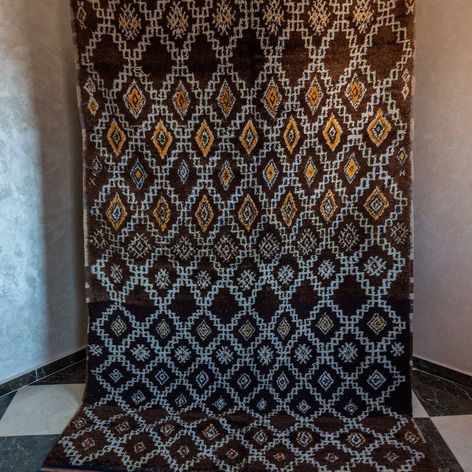 Selling: Beni Ouarain Rug 5002 Moroccan Carpet Handmade 258 - 163 Cm