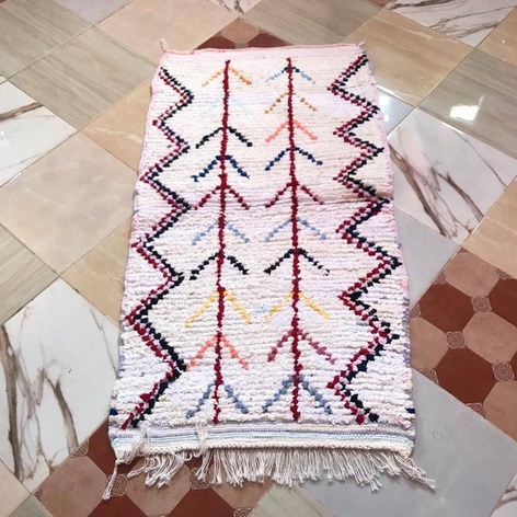 Selling: Boucherouite Rug Moroccan Carpet Handmade 150 - 100 Cm