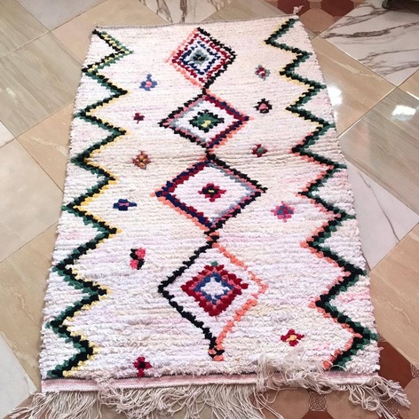 Selling: Boucherouite Rug Moroccan Carpet Handmade 150 - 100 Cm