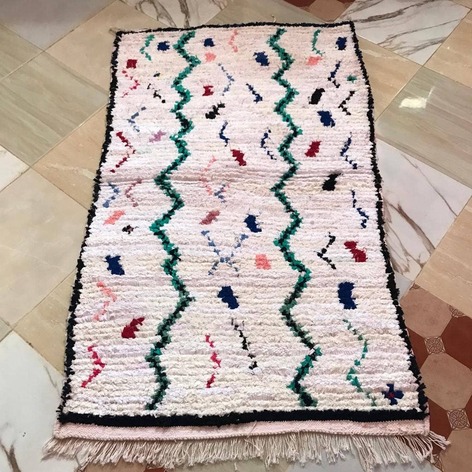 Selling: Boucherouite Rug Moroccan Carpet Handmade 150 - 100 Cm