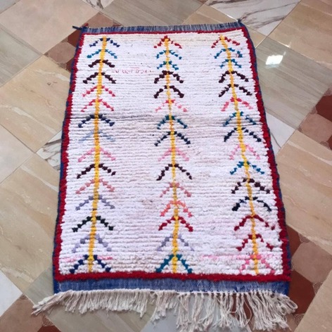 Selling: Boucherouite Rug Moroccan Carpet Handmade 150 - 100 Cm