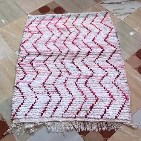 Selling: Boucherouite Rug Moroccan Carpet Handmade 150 - 100 Cm