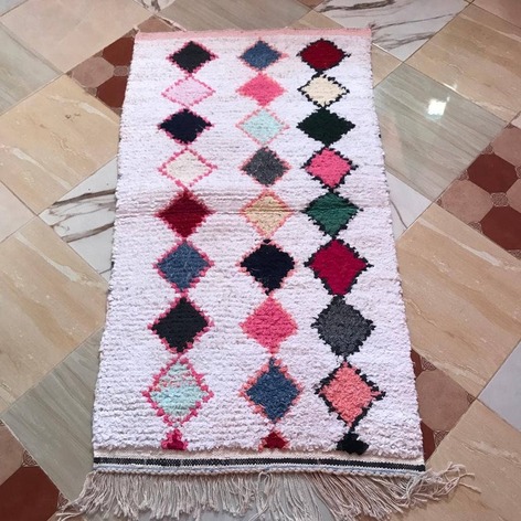 Selling: Boucherouite Rug Moroccan Carpet Handmade 150 - 100 Cm