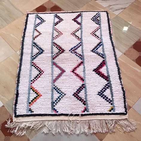 Selling: Boucherouite Rug Moroccan Carpet Handmade 150 - 100 Cm