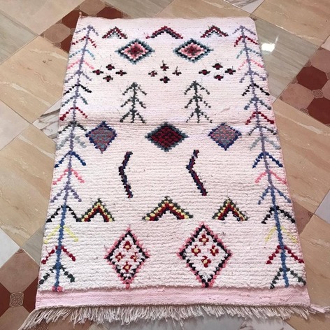 Selling: Boucherouite Rug Moroccan Carpet Handmade 150 - 100 Cm