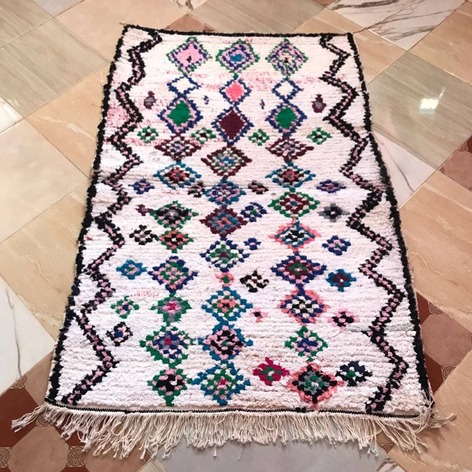 Selling: Boucherouite Rug Moroccan Carpet Handmade 150 - 100 Cm