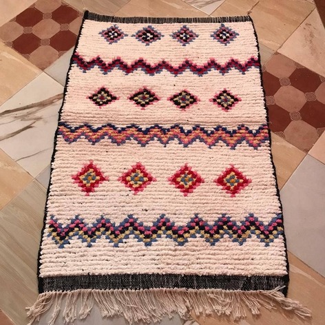 Selling: Boucherouite Rug Moroccan Carpet Handmade 150 - 100 Cm