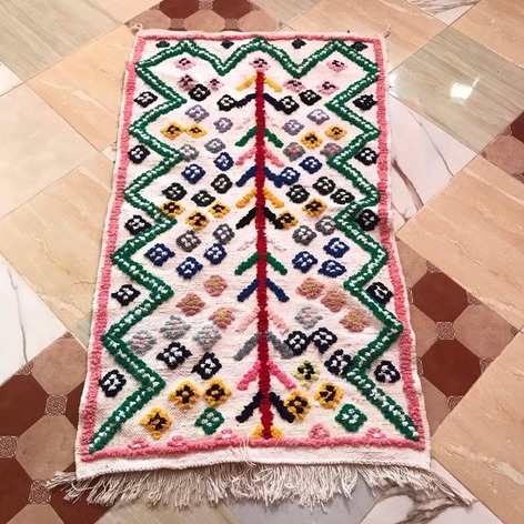 Selling: Boucherouite Rug Moroccan Carpet Handmade 150 - 100 Cm