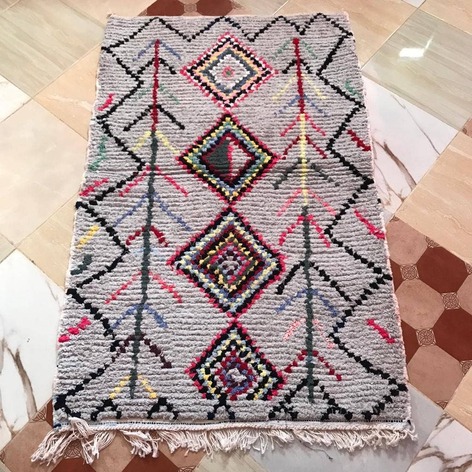 Selling: Boucherouite Rug Moroccan Carpet Handmade 150 - 100 Cm