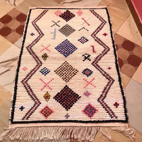 Selling: Boucherouite Rug Moroccan Carpet Handmade 150 - 100 Cm