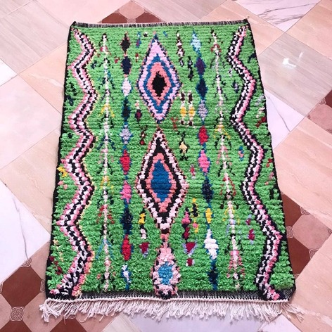 Selling: Boucherouite Rug Moroccan Carpet Handmade 150 - 100 Cm