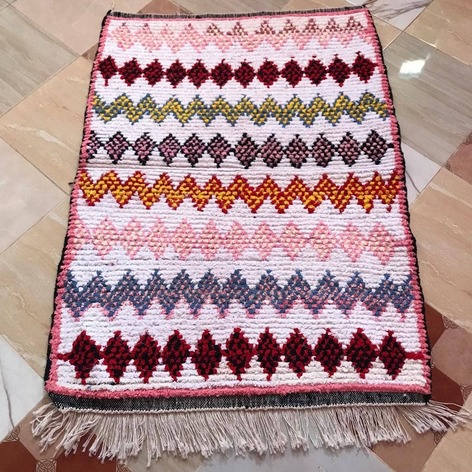 Selling: Boucherouite Rug Moroccan Carpet Handmade 150 - 100 Cm