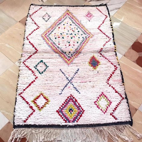 Selling: Boucherouite Rug Moroccan Carpet Handmade 150 - 100 Cm